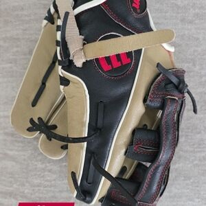 Wilson Black and Tan Baseball Glove